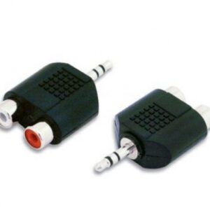EXTREME ADA MJSM-2RF ADATTATORE MINI JACK MASCHIO 3,5 / 2 RCA FEMMINA