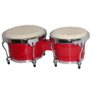 EXTREME BG279 RD BONGO STANDARD RED PELLE NATURALE 4 ROBUSTI TIRANTI 7"- 9"