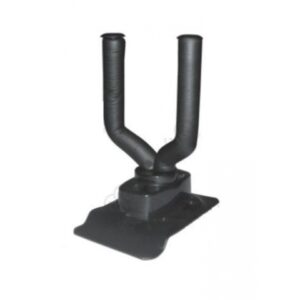 EXTREME GS2-WALL SUPPORTO AD INCASSO DA MURO PER CHITARRA BASSO E UKULELE IN METALLO COLORE NERO