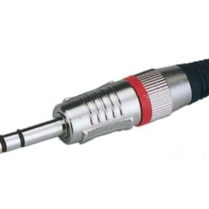 EXTREME CONNETTORE JACK TRS STEREO VOLANTE 1/4″ 6,3mm COLORE ROSSO