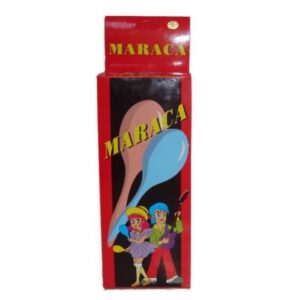 EXTREME MA1YW YELLOW COPPIA MARACAS PLASTICA GIALLE CON SCATOLA COLORATA