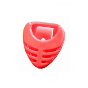 EXTREME PH1 PORTA PLETTRI ADESIVO PER CHITARRA IN PLASTICA COLORE ROSSO