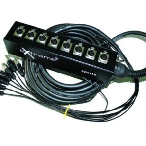 EXTREME SB8I10 STAGEBOX 8 IN 10 MT. STAGEBOX DA PALCO CON 8 INGRESSI XLR FEMMIN E 8 CONNETTORI XLR MASCHIO