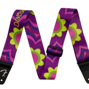 Fender j mascis strap, magenta flower