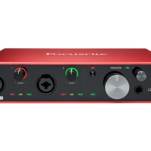 Focusrite Scarlett 8i6 (3rd Gen) – Spedizione Gratuita – Pronta Consegna