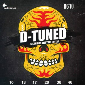 Galli d610 d-tuned 1046 nickel round wound