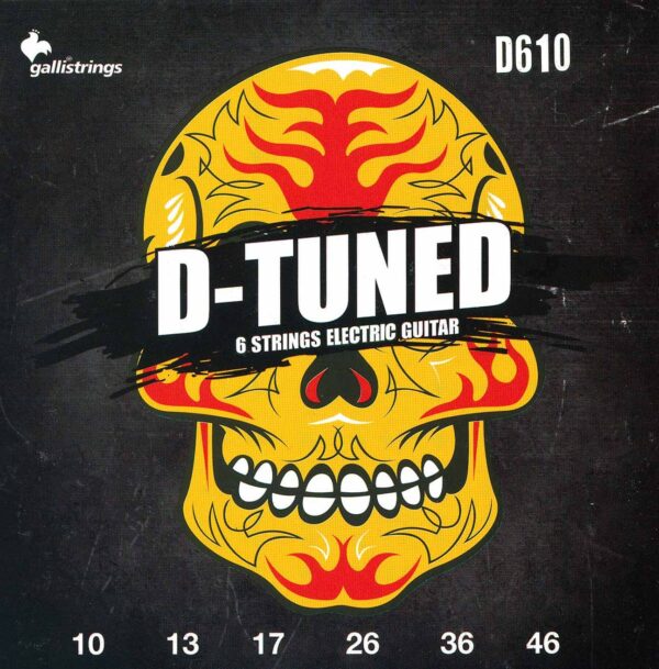 Galli d610 d-tuned 1046 nickel round wound