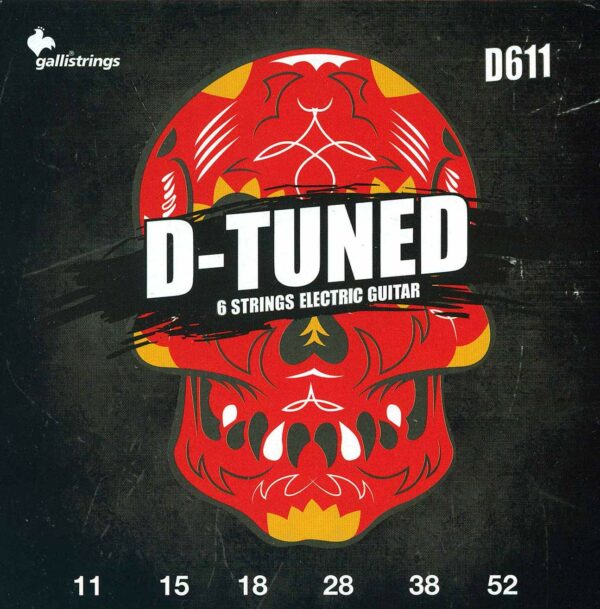 Galli d611 d-tuned 1152 nickel round wound