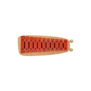 GEWA GH11 847.006 XILOFONO 11 NOTE PIASTRE ROSSE C-F + DUE BATTENTI LEGNO