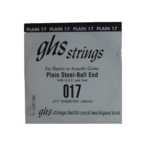 GHS PLAIN 017 STEEL BALL-END CORDA PER ACUSTICA