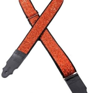 RIGHTON STRAPS GLITTER RED TRACOLLA PER CHITARRA E BASSO
