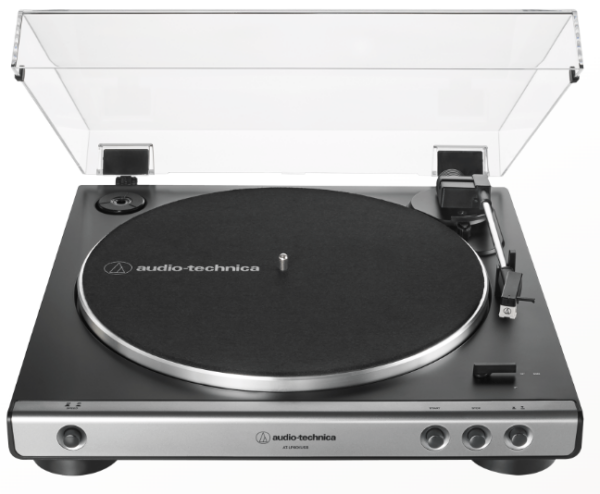 AUDIO TECHNICA AT LP60X USB GM GIRADISCHI PROFESSIONALE A CINGHIA USB CANNA DI FUCILE/NERO