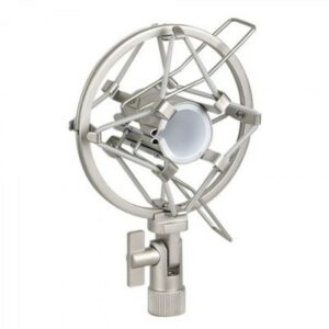 Highlite microphone holder silver d1704