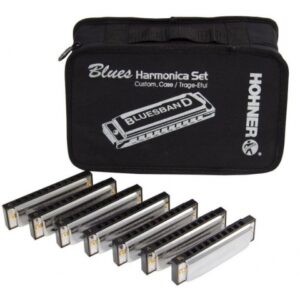 HOHNER SET 7 ARMONICHE BLUES C/BORSA