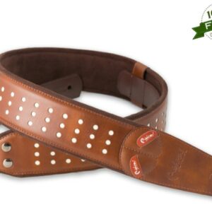 RIGHTON STRAPS HOLES BROWN TRACOLLA PER CHITARRA E BASSO