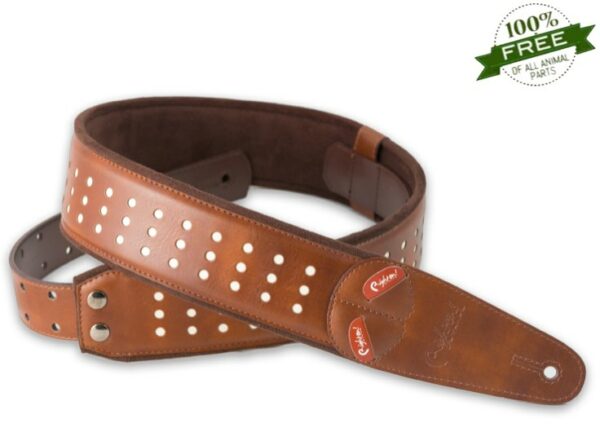 RIGHTON STRAPS HOLES BROWN TRACOLLA PER CHITARRA E BASSO