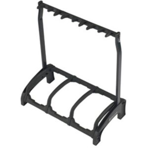KONIG & MEYER 17513 GUARDIAN BLACK RASTRELLIERA 3 CHITARRE SUPPORTO STAND CHITARRA BASSO NERA