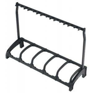 KONIG & MEYER 17515 GUARDIAN BLACK RASTRELLIERA 5 CHITARRE SUPPORTO STAND ELETTRICHE ACUSTICHE BASSI NERO UNIVERSALE