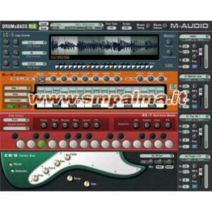 M-audio drum and bass rig