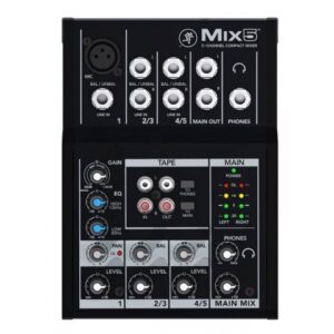 MACKIE MIX5 MIXER COMPATTO 1CANALE MICROFONICO 2 STEREO JACK