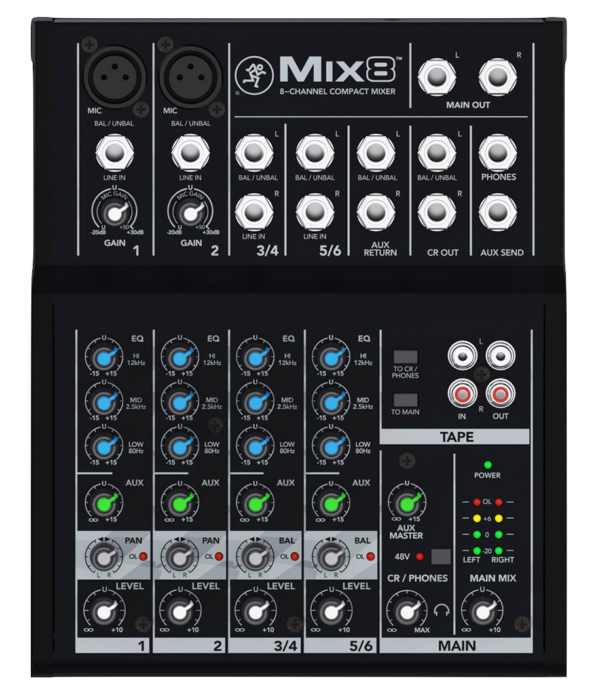 Mackie mix8