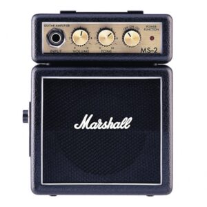 MARSHALL MS2 MINI AMPLIFICATORE PER CHITARRA 1W NERO +CLIP AGGANCIO CINTURA