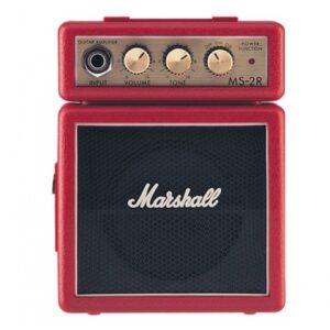 MARSHALL MS2R MINI AMPLIFICATORE PER CHITARRA 1W ROSSO + CLIP AGGANCIO CINTURA