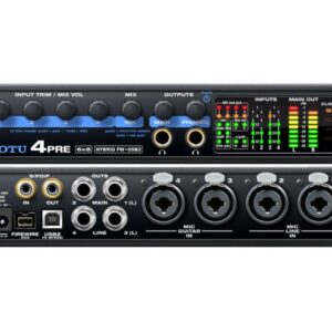 MOTU 4 PRE INTERFACE INTERFACCIA AUDIO FIREWIRE USB