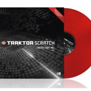 NATIVE INSTRUMENTS TRAKTOR SCRATCH CONTROL VINYL RED MKII VINILE DI CONTROLLO MK2