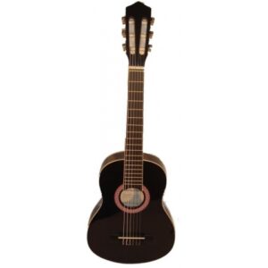 OLVEIRA CG30018BK CHITARRA CLASSICA RIDOTTA 1/8 TOP FONDO E FASCE IN TIGLIO/TASTIERA E PONTE IN ACERO/MANICO IN CATALPA/MECCANICHE NICHELATE/FINITURA LUCIDA/COLORE BLACK