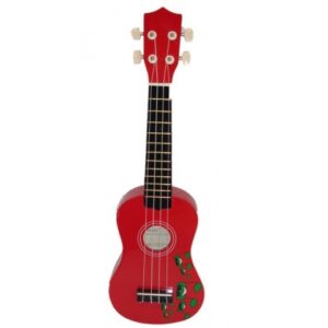 OLVEIRA UK20RD UKULELE CORDE PER BAMBINI MANICO IN LEGNO DURO / TASTIERA E PONTE IN PALISSANDRO / MECCANICHE CROMATE / COLORE RED