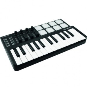 OMNITRONIC KEY-288 MIDI CONTROLLER MIDI USB 25 TASTI + 8 DRUM PAD RETROILLUMINATI
