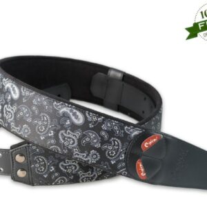 RIGHTON STRAPS PAISLEY BLACK TRACOLLA PER CHITARRA E BASSO