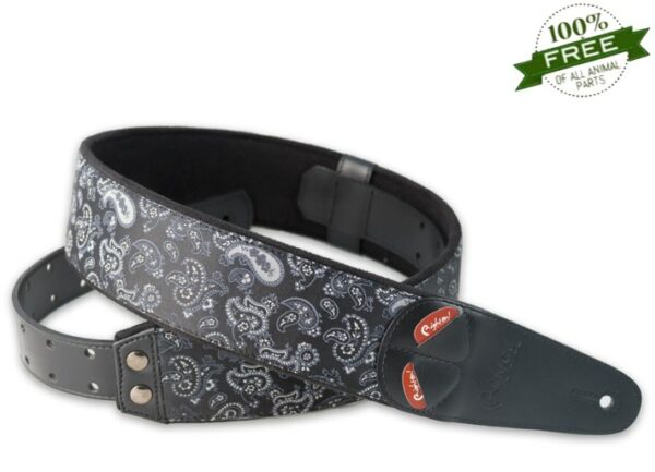 RIGHTON STRAPS PAISLEY BLACK TRACOLLA PER CHITARRA E BASSO