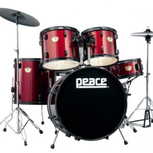 PEACE DEMON DP101 BATTERIA ACUSTICA WINE RED