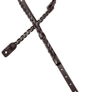 RIGHTON STRAPS PLAIT BLACK TRACOLLA PER CHITARRA E BASSO