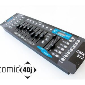 ATOMIC SHOW DESIGNER MIXER LUCI 192 CANALI DMX 240 SCENE 8 SLIDER