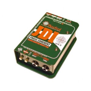 RADIAL JDI MK3 DI BOX PASSIVA CON TRASFORMATORE JENSEN DIRECT BOX MKIII PER TASTIERE E STRUMENTI AD ELEVATO OUTPUT