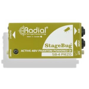 RADIAL SB 4 PIEZO DI BOX PER CHITARRA OTTIMIZZATA PER TRASDUTTORI PIEZO