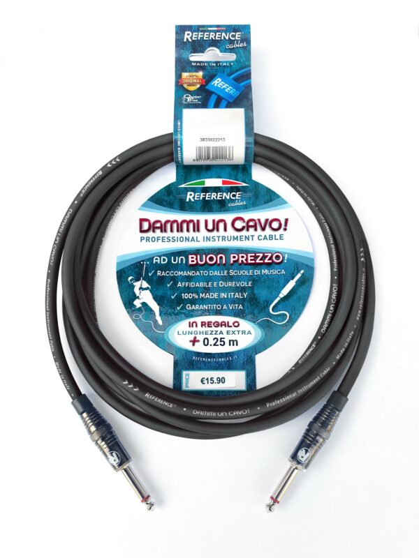 Reference dammi un cavo jack-jack 7,25mt bk
