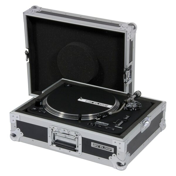 RELOOP TURNTABLE CASE BLACK FLIGHTCASE PER GIRADISCHI