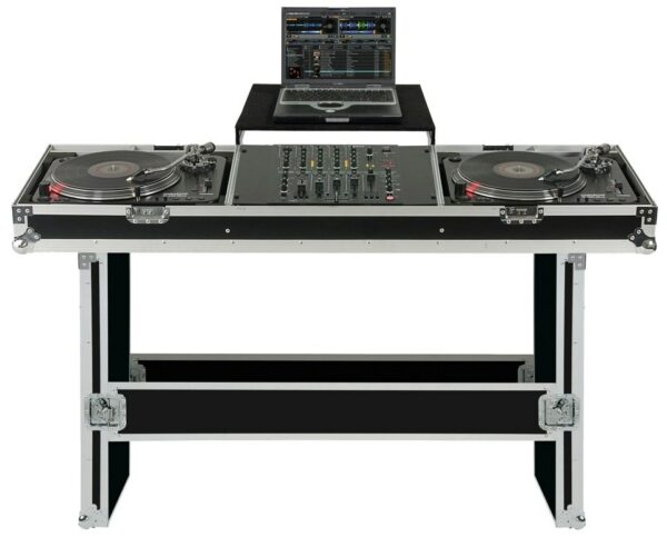 RELOOP TTM CASE TRAY FLIGHTCASE PER 2 GIRADISCHI E MIXER ILLUMINATO A LED