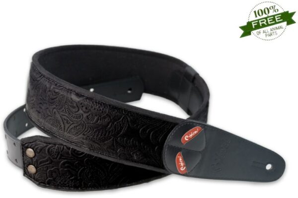 RIGHTON STRAPS SANDOKAN BLACK TRACOLLA PER CHITARRA E BASSO