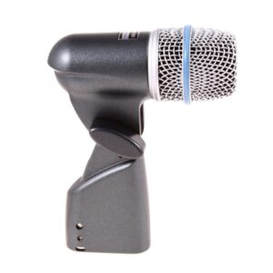 SHURE BETA56A MICROFONO DINAMICO SUPERCARDIOIDE PER BATTERIA TOM RULLANTE TIMPANO E STRUMENTI + ADATTATORE PER ASTA