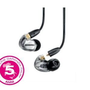 SHURE SE425-VE AURICOLARE ISOLAMENTO ACUSTICO PER IN EAR MONITOR GARANZIA ESTENDIBILE A 5 ANNI