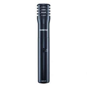 SHURE SM137 MICROFONO CONDENSATORE CARDIOIDE PER STRUMENTI PREAMPLIFICATORE CLASSE A SENZA TRASFORMATORE