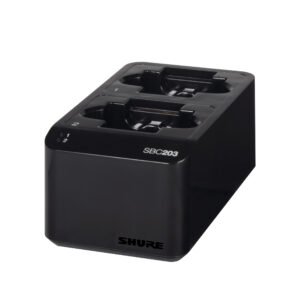 SHURE SBC203E CARICABATTERIE PER 2 BATTERIE SB903
