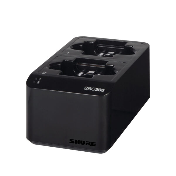 SHURE SBC203E CARICABATTERIE PER 2 BATTERIE SB903