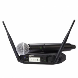 SHURE GLXD24+/SM58 RADIOMICROFONO PALMARE DIGITALE WIRELESS A MANO CAPSULA SM58 SERIE GLXD