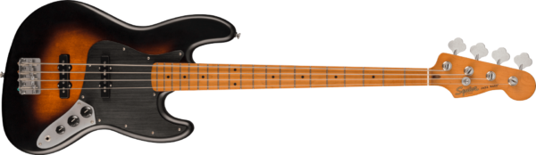 Squier 40th anniversary jazz bass vintage edition satin wide 2-color sunburst